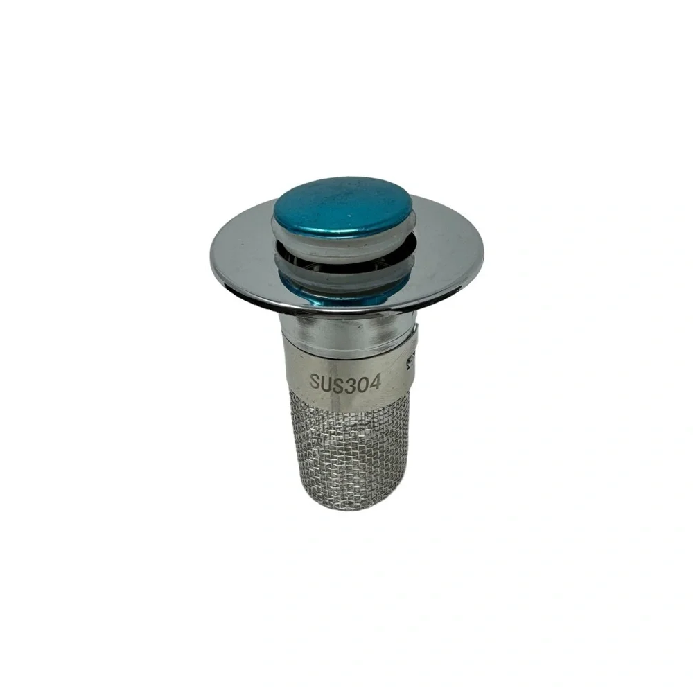 Chrome Drain Basket Sink Filter